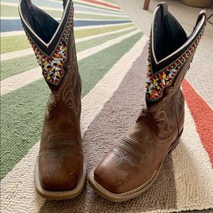 Laredo Beaded Cowboy Boots